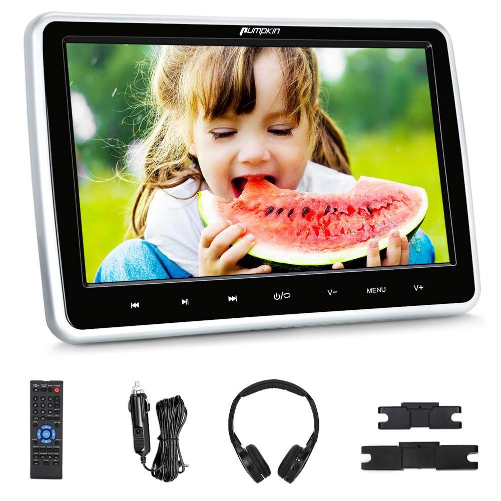 How to demonstrate the infrared function of the headrest DVD player