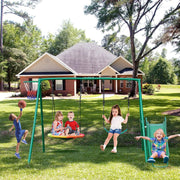 5 in 1 slide and swing set