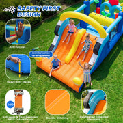 19.7ft x 8.3ft Large Inflatable Bouncy Castle for Big Kids 600lbs