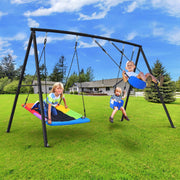 swing set with baby swing