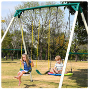 10 foot high swing set