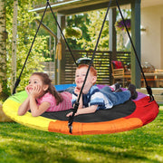 700lb 40 Inch Flying Saucer Tree Swing with Textliene Waterproof - Autojoy