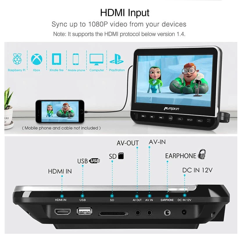 Input and Output of DVD Player Autojoy