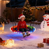 700lbs 40 Inch Round Saucer Tree Swing for Kids Adults with LED Lights