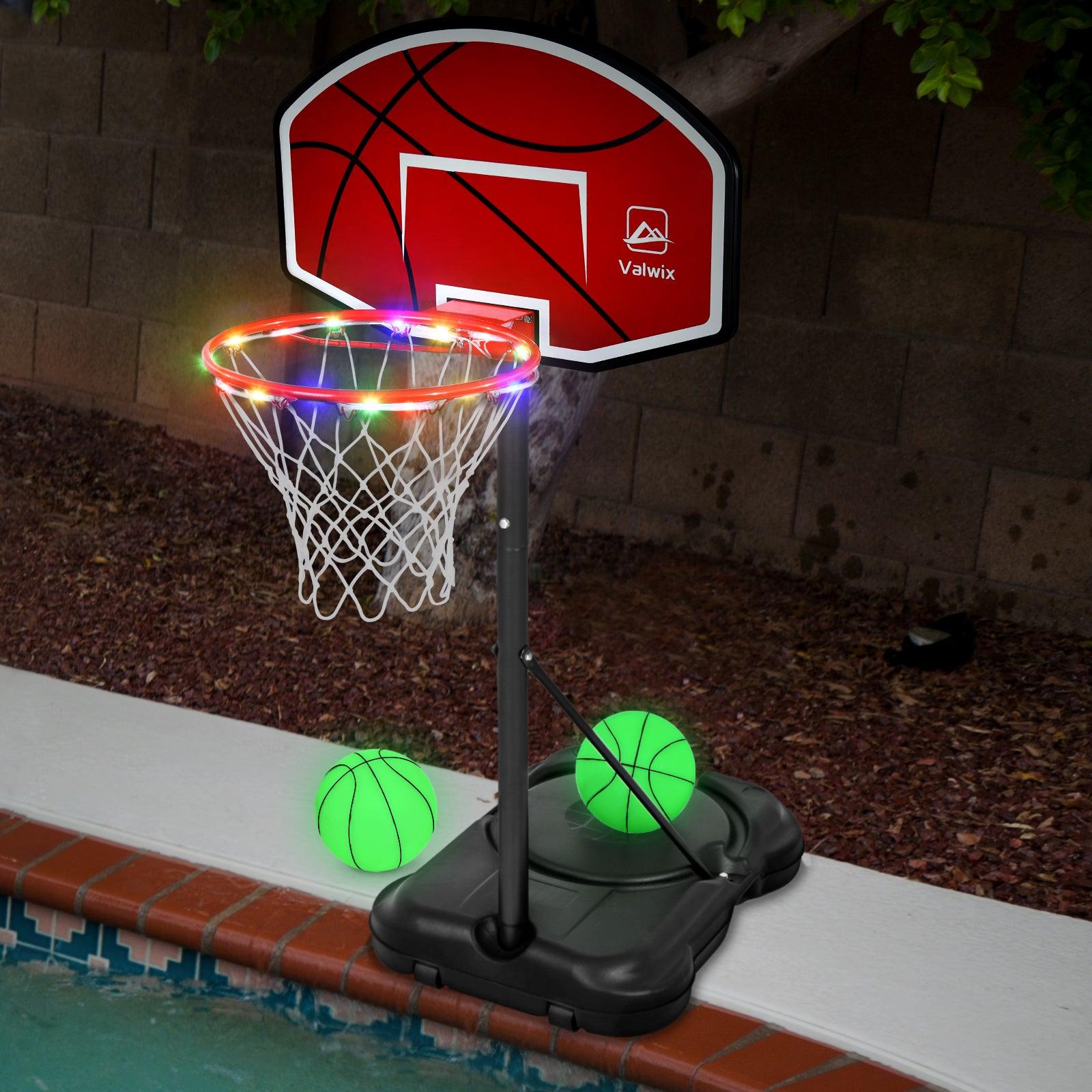 Pool Basketball Poolside Basketball Hoop System Backboard Net – Autojoy