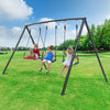 metal swing set