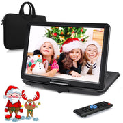 Naviskauto 16" Portable DVD Player with Free Handbag and 5000 mAh Rechargeable Battery, Support HDMI Input MP4 USB SD AV IN/OUT
