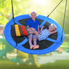 60" Large Saucer Tree Swing for Kids Adults 900D Oxford Waterproof with 2pcs Hanging Straps