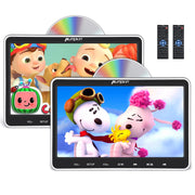 Pumpkin Car Headrest Monitor 10.1'' Dual DVD Player with HDMI-IN, DVD Region Free AV IN/OUT USB SD - Autojoy