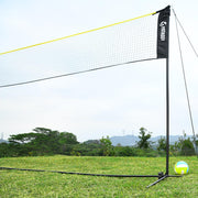 17FT Adjustable Height Portable Tennis Volleyball Badminton Net Set w/ Ball, Bag - Autojoy