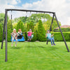 heavy duty backyard swing set