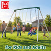 swing set with trapeze bar