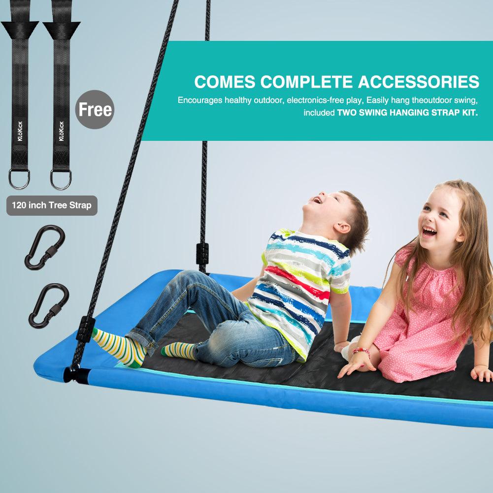 60*32 inch Outdoor platform swing for Adults and Kids – Autojoy