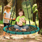 Outdoor web swing for kids