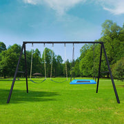 outdoor kid swing with stand